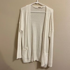White Roxy Cardigan